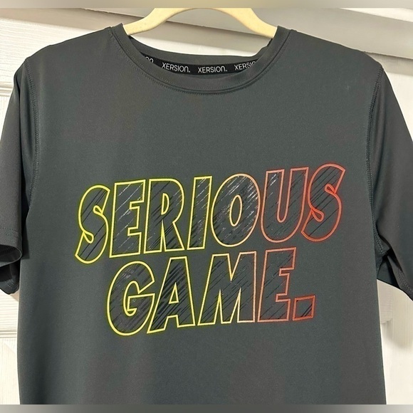 Boys Xersion Short Sleeve Top " Serious Game" - Picture 2 of 8